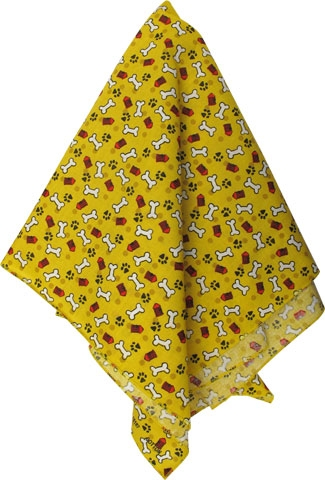 Mister B - Zakdoek - Puppypride Hanky Yellow - Kleurcode - Geel - Erotische Accessoire-laced-up.nl