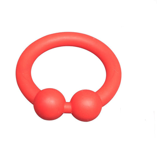 Sport Fucker - Bull Ring - Siliconen Cockring - Rood-Erotiekvoordeel.nl
