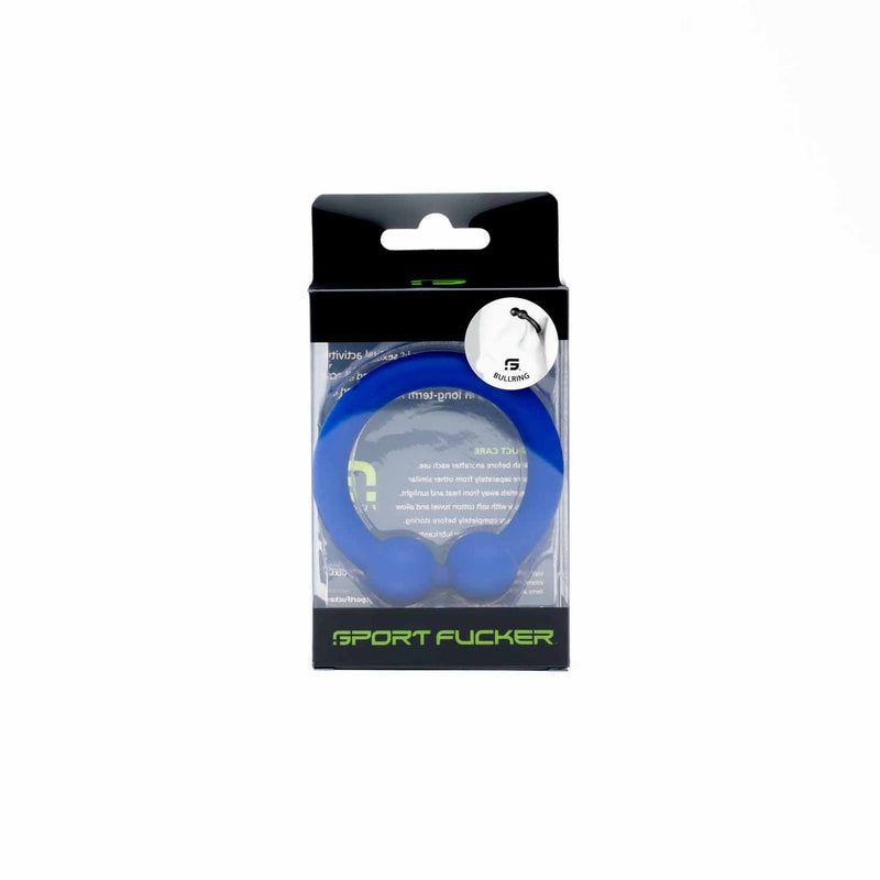 Sport Fucker - Bull Ring - Siliconen Cockring - Blauw-laced-up.nl
