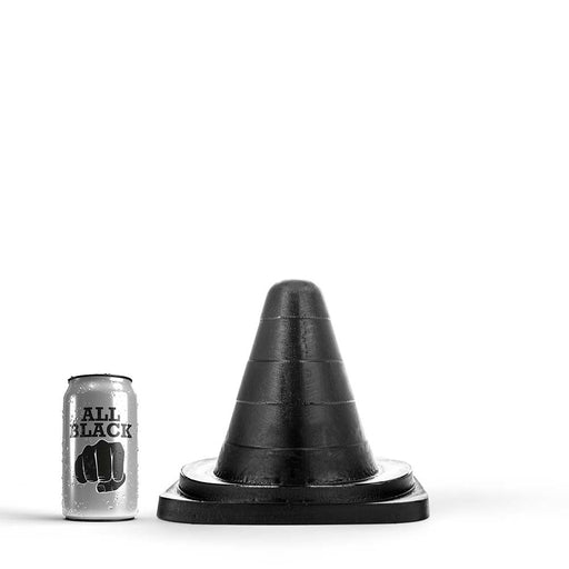 All Black - Traffic Cone Buttplug - 19 x 15 cm - Zwart-Erotiekvoordeel.nl