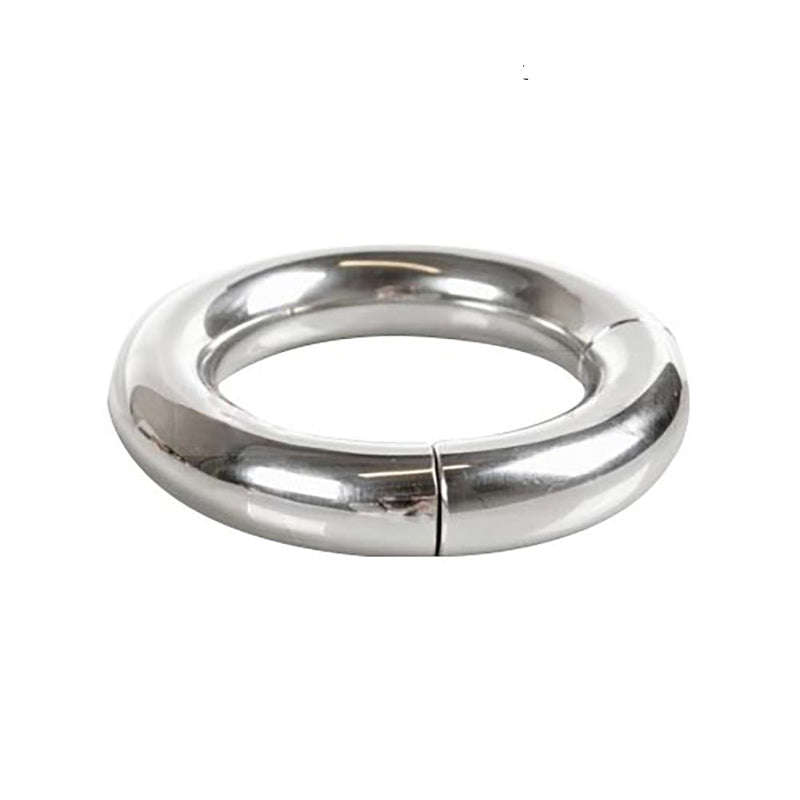 Black Label - Magnetische Donut Cockring - RVS-Erotiekvoordeel.nl