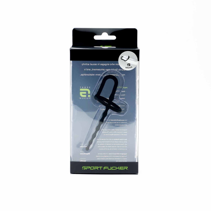 Sport Fucker - Siliconen Penis Plug - Dipstick - Zwart-Laced-up.nl