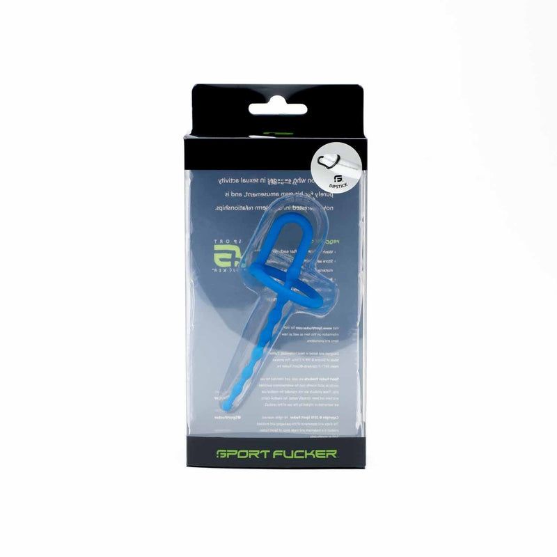Sport Fucker - Siliconen Penis Plug - Dipstick - Blauw-laced-up.nl