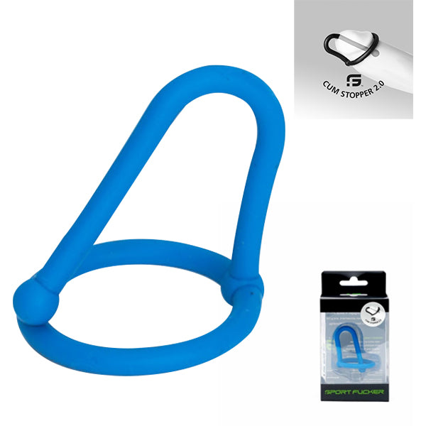Sport Fucker - Silicone Sperm Stopper 2.0 - Blue  