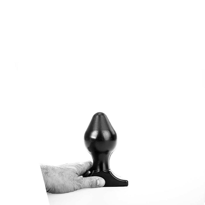 All Black - Big Boy Buttplug - 5 maten - Zwart-Erotiekvoordeel.nl