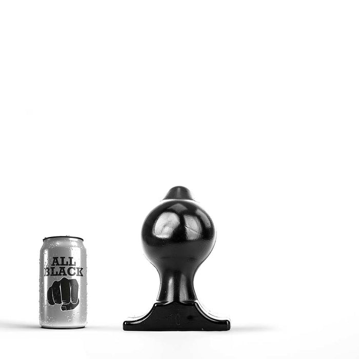 All Black - Big Boy Buttplug - 5 maten - Zwart-Erotiekvoordeel.nl