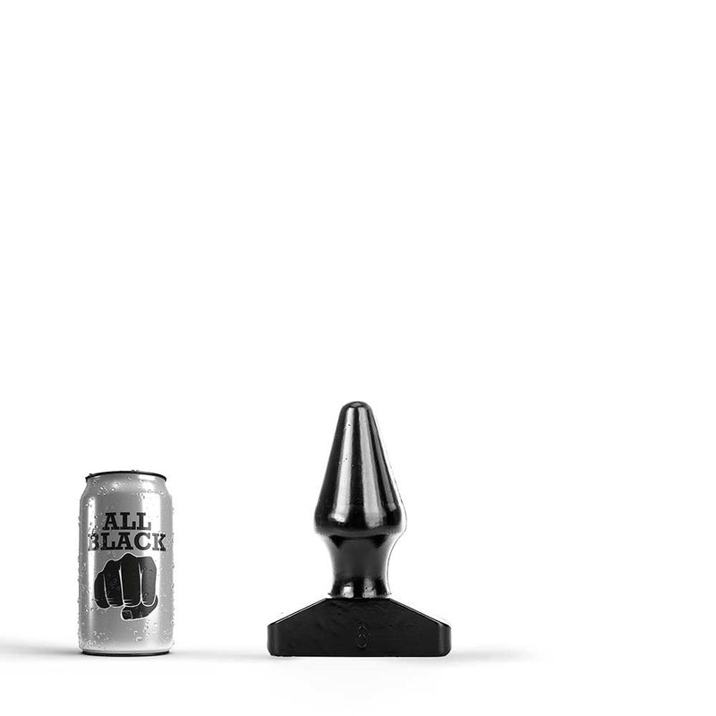 All Black - Extreme Anaal Plug - 16 x 5.5 cm - Zwart-Erotiekvoordeel.nl