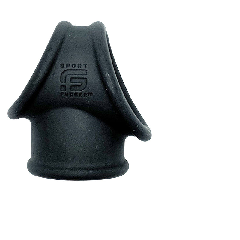 Sport Fucker - Siliconen Cock Tube - Cockring en Ballstretcher - Zwart-laced-up.nl