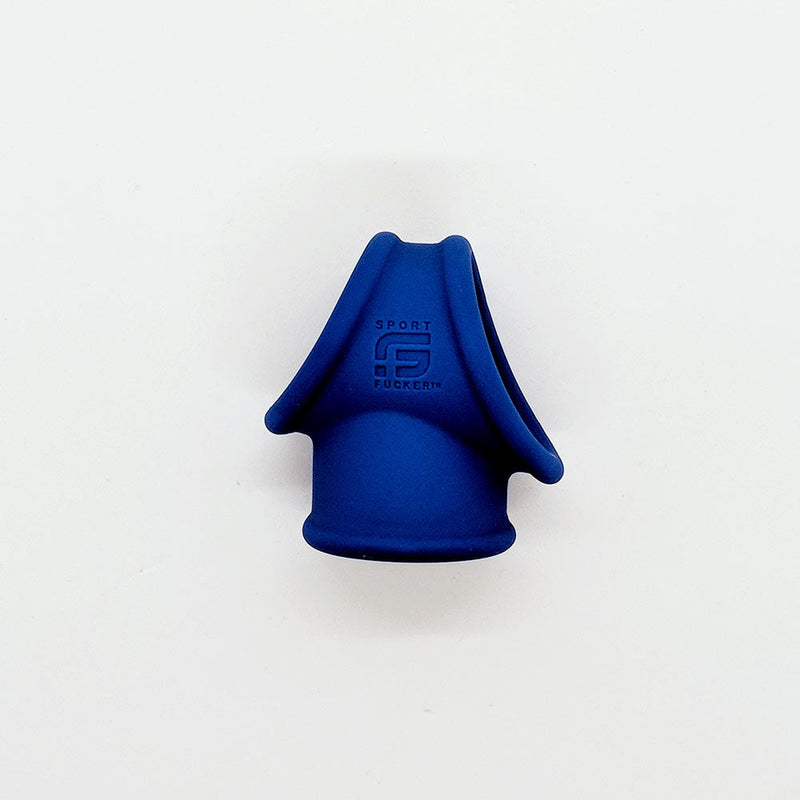 Sport Fucker - Siliconen Cock Tube - Cockring en Ballstretcher - Blauw-Erotiekvoordeel.nl