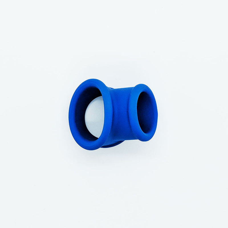 Sport Fucker - Siliconen Cock Tube - Cockring en Ballstretcher - Blauw-Erotiekvoordeel.nl