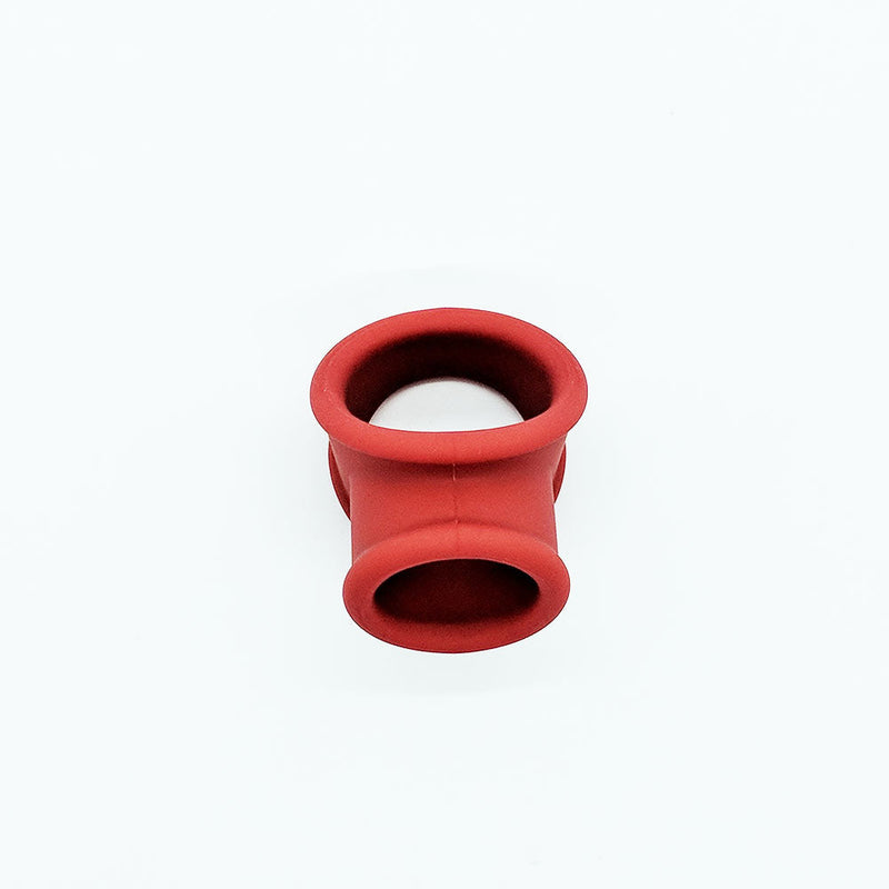 Sport Fucker - Siliconen Cock Tube - Cockring en Ballstretcher - Rood-laced-up.nl