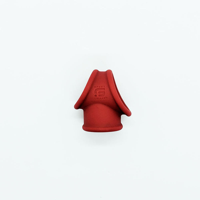 Sport Fucker - Siliconen Cock Tube - Cockring en Ballstretcher - Rood-laced-up.nl