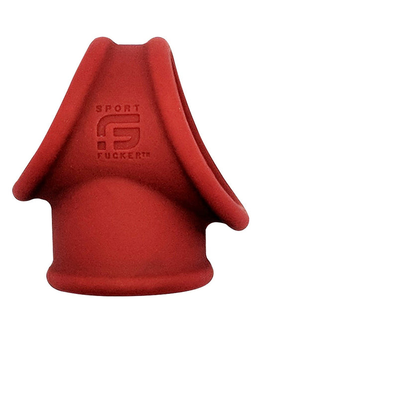 Sport Fucker - Siliconen Cock Tube - Cockring en Ballstretcher - Rood-laced-up.nl