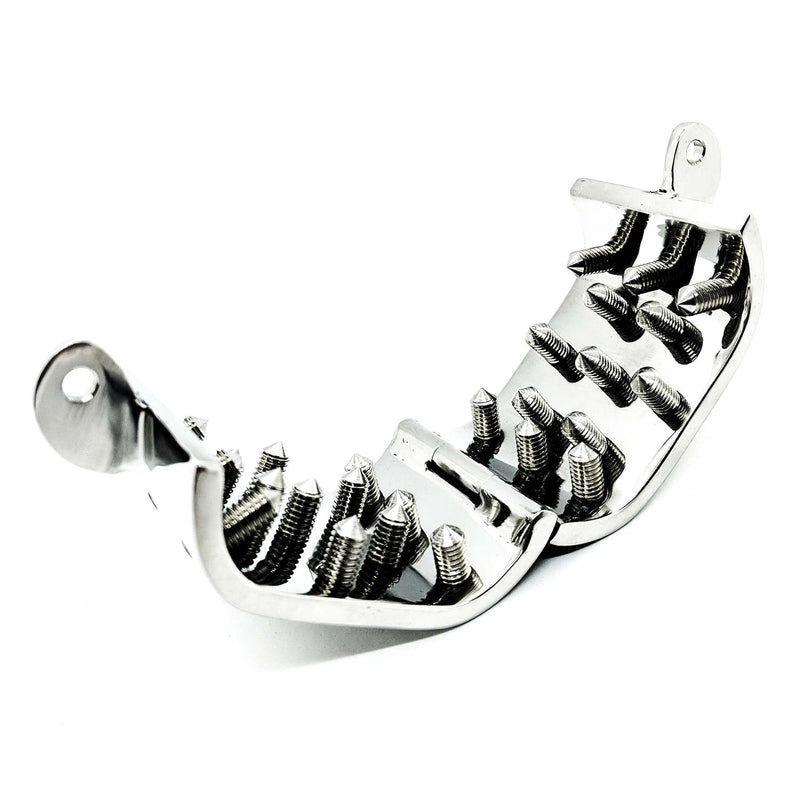 Black Label - Ovalen Spiked Ball Stretcher - Met Spijkers Binnenkant - 52 x 25 mm-laced-up.nl