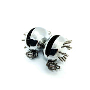 Black Label - RVS Ball Crusher met Spikes-laced-up.nl