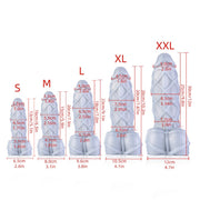 665 Liquid Silicone - Dildo - Siliconen - Fetishique - Maat M-Erotiekvoordeel.nl