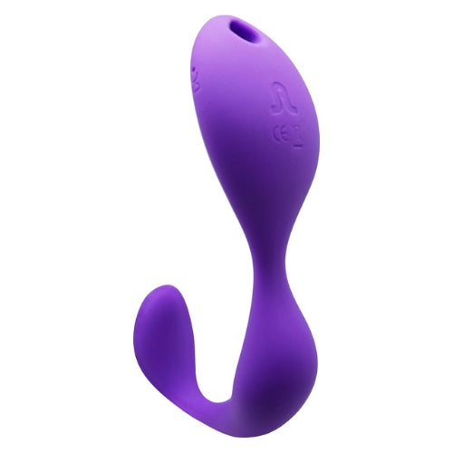 Adrien Lastic – Mr. Hook - Clitoris en G-spot Vibrator met Afstandsbediening – Paars-laced-up.nl