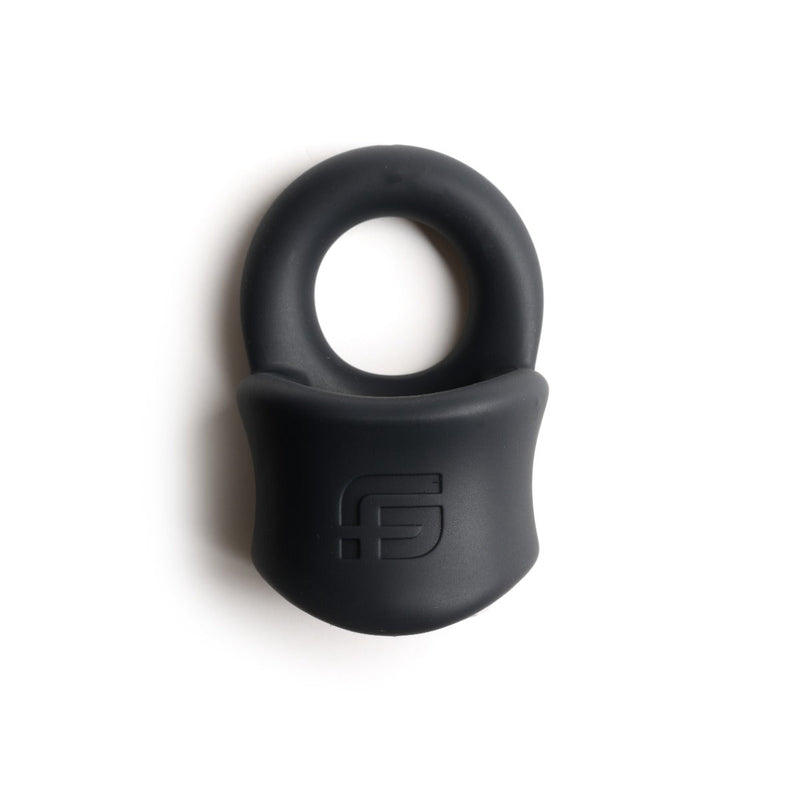 Sport Fucker - Baller - Cockring en Ballstretcher - Siliconen - Zwart-laced-up.nl