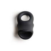 Sport Fucker - Baller - Cockring en Ballstretcher - Siliconen - Zwart-laced-up.nl