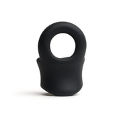 Sport Fucker - Baller - Cockring en Ballstretcher - Siliconen - Zwart-laced-up.nl