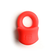 Sport Fucker - Baller - Cockring en Ballstretcher - Siliconen - Rood-laced-up.nl