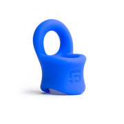 Sport Fucker - Baller - Cockring en Ballstretcher - Siliconen - Blauw-laced-up.nl