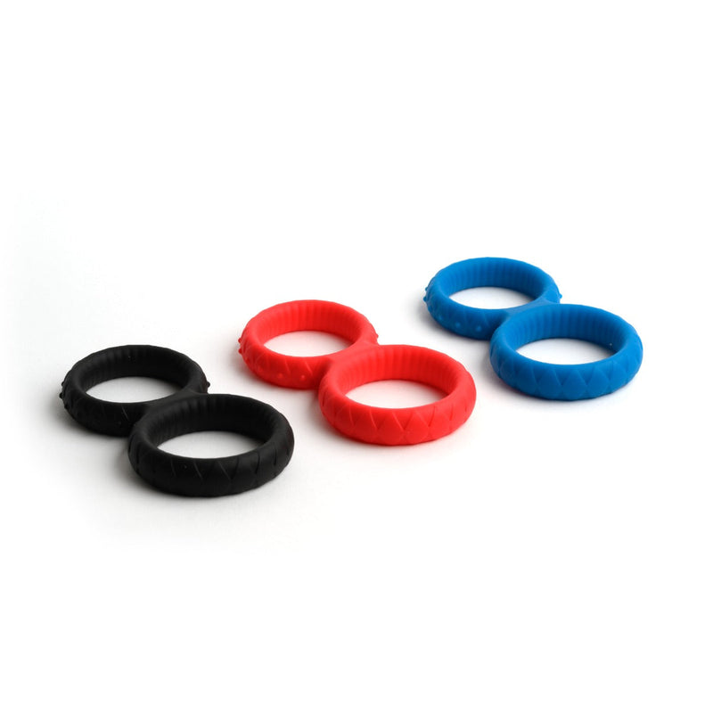 Sport Fucker - Enigma Ring - Siliconen Cockring - Blauw-laced-up.nl