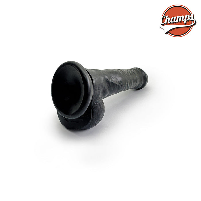 Champs - Henry - Original Dildo - 17.5 cm - Zwart-Erotiekvoordeel.nl