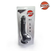 Champs - Billy - Original Dildo - 21 cm - zwart-Erotiekvoordeel.nl