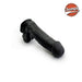 Champs - Ferry - Dual Density Dildo - 17 cm - Zwart-Erotiekvoordeel.nl