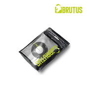 Brutus - Stretto - Dikke Rekbare Cockring - Zwart-laced-up.nl