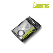 Brutus - Elastico - Rekbare Cockringen Set - Transparant/Zwart-laced-up.nl