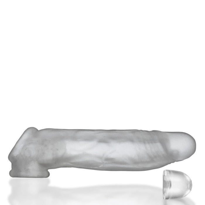 Oxballs - Dicker - Ultra-Slim Penis Sleeve - Clear Ice-Erotiekvoordeel.nl