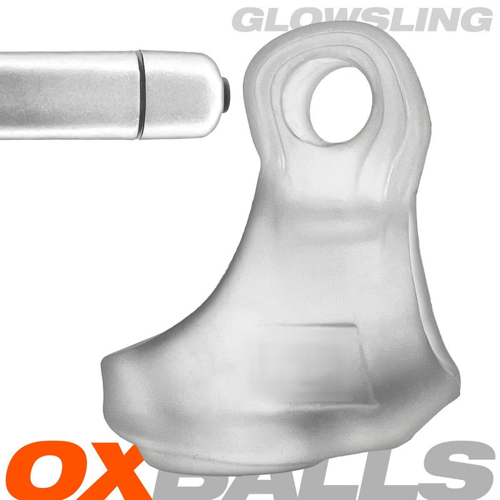 Oxballs - Glowsling - Cocksling met LED Lampje - Clear Ice-Erotiekvoordeel.nl