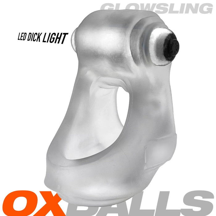 Oxballs - Glowsling - Cocksling met LED Lampje - Clear Ice-Erotiekvoordeel.nl