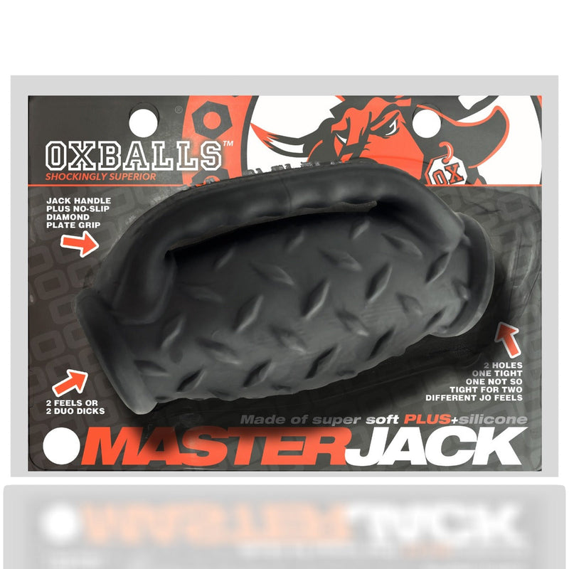 Oxballs Masterjack Stroker - Dubbelzijdig Siliconen - Black Ice-Laced-up.nl