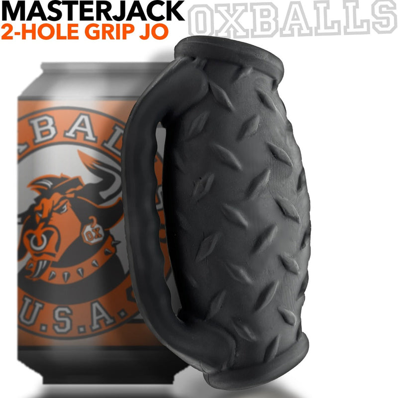 Oxballs Masterjack Stroker - Dubbelzijdig Siliconen - Black Ice-Laced-up.nl