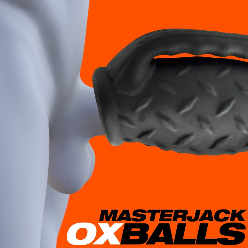 Oxballs Masterjack Stroker - Dubbelzijdig Siliconen - Black Ice-Laced-up.nl