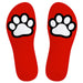SneakXX - Sneaker Sokken PAW - Rood-laced-up.nl