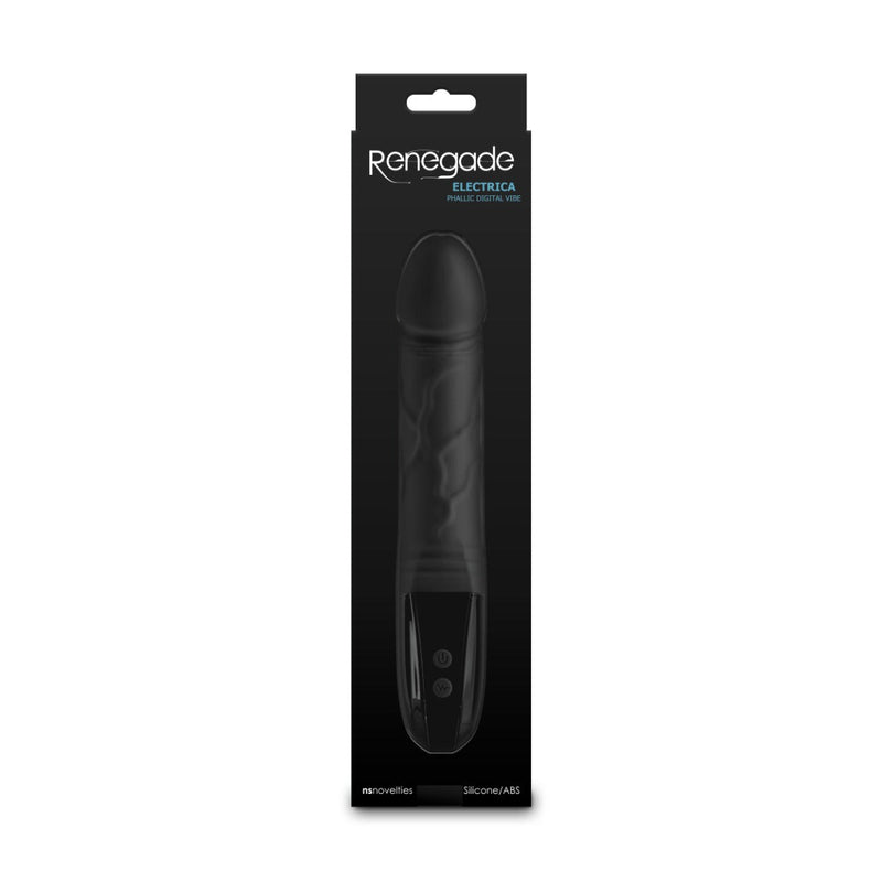 Renegade - Electrical Digital Vibrator - Zwart-laced-up.nl
