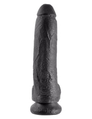 Pipedream - King Cock - Dildo met Balzak - 23 cm - Zwart-laced-up.nl