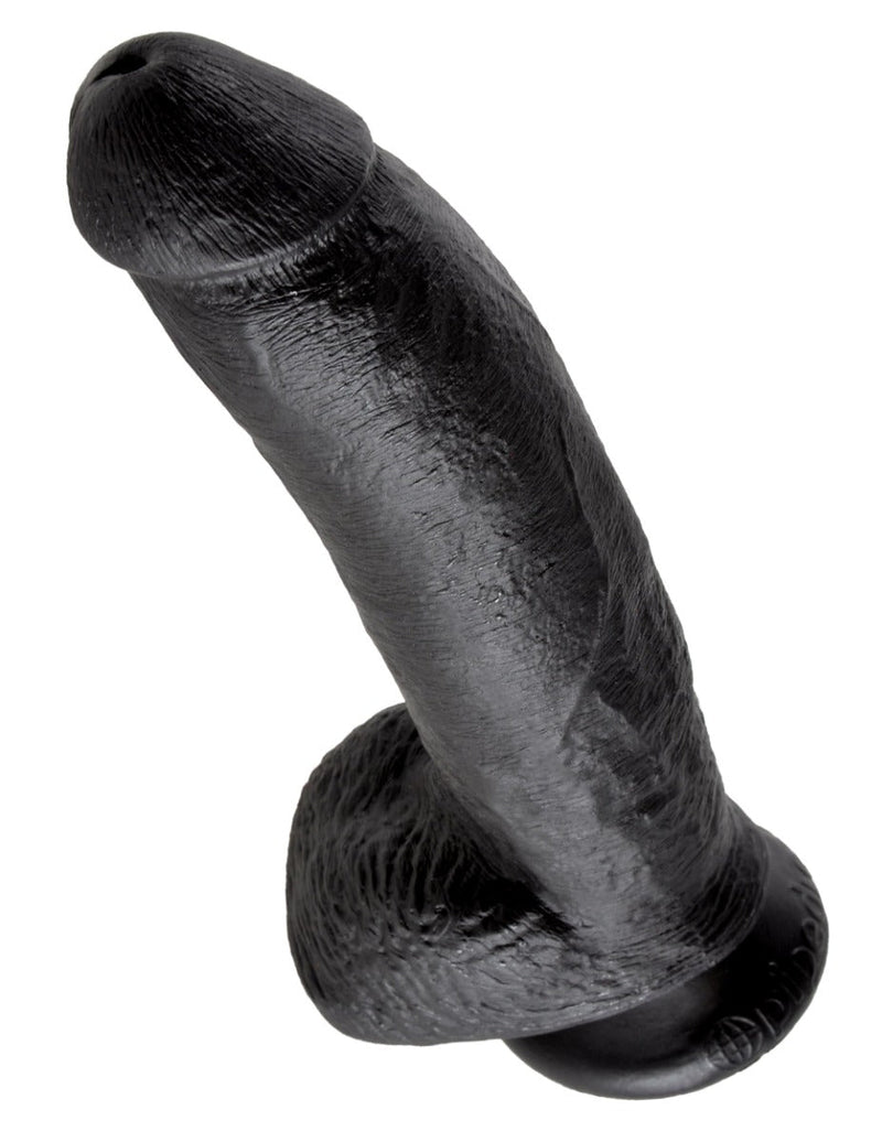 Pipedream - King Cock - Dildo met Balzak - 23 cm - Zwart-laced-up.nl