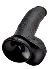 Pipedream - King Cock - Dildo met Balzak - 23 cm - Zwart-laced-up.nl