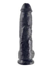 Pipedream - King Cock - Dildo met Balzak - 25,5 cm - Zwart-laced-up.nl