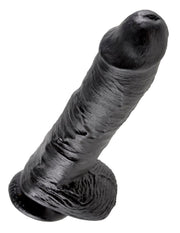 Pipedream - King Cock - Dildo met Balzak - 25,5 cm - Zwart-laced-up.nl