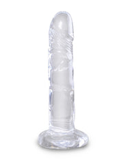 Pipedream - King Cock - Dildo - 15 cm - Transparant-laced-up.nl