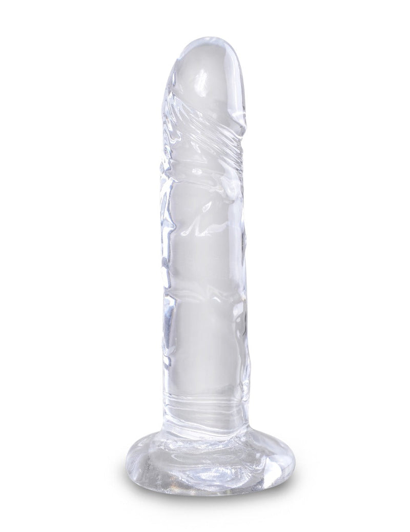 Pipedream - King Cock - Dildo - 15 cm - Transparant-laced-up.nl
