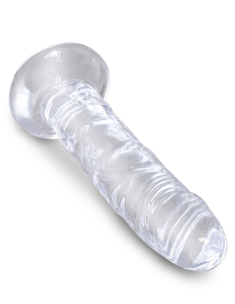 Pipedream - King Cock - Dildo - 15 cm - Transparant-laced-up.nl