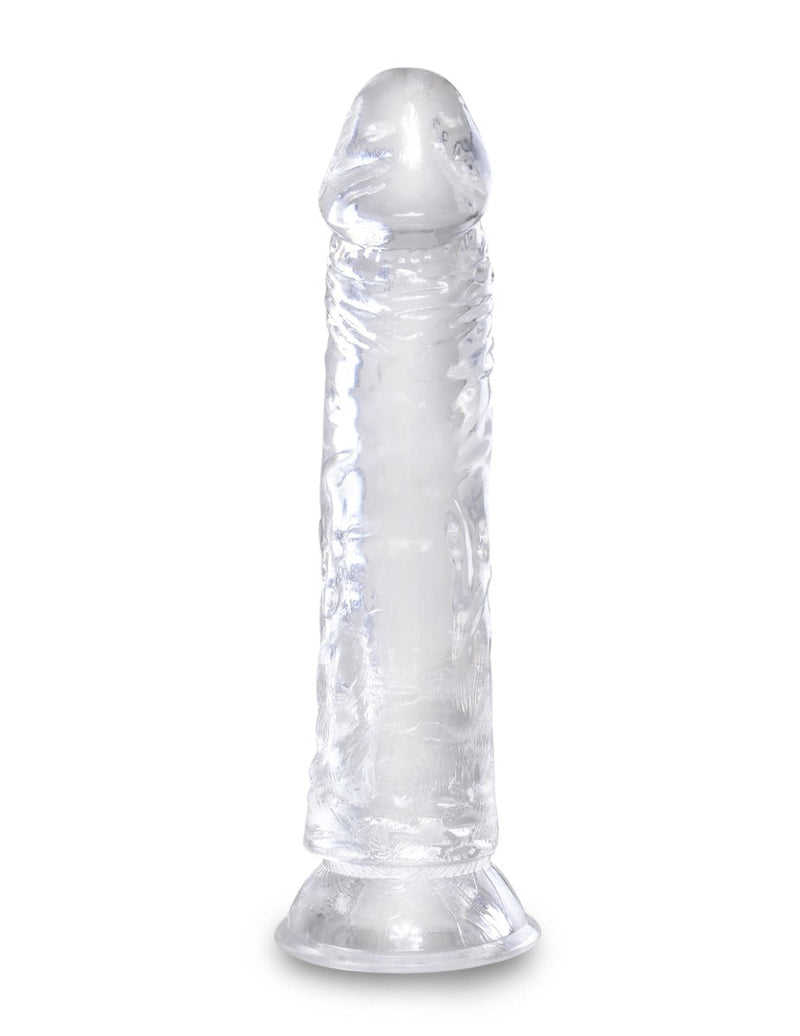 Pipedream - King Cock - Dildo - 20,5 cm - Transparant-laced-up.nl