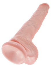 Pipedream - King Cock - Dildo met Balzak - 35,5 cm - Lichte Huidskleur-laced-up.nl